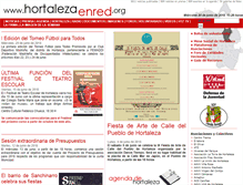 Tablet Screenshot of hortalezaenred.org